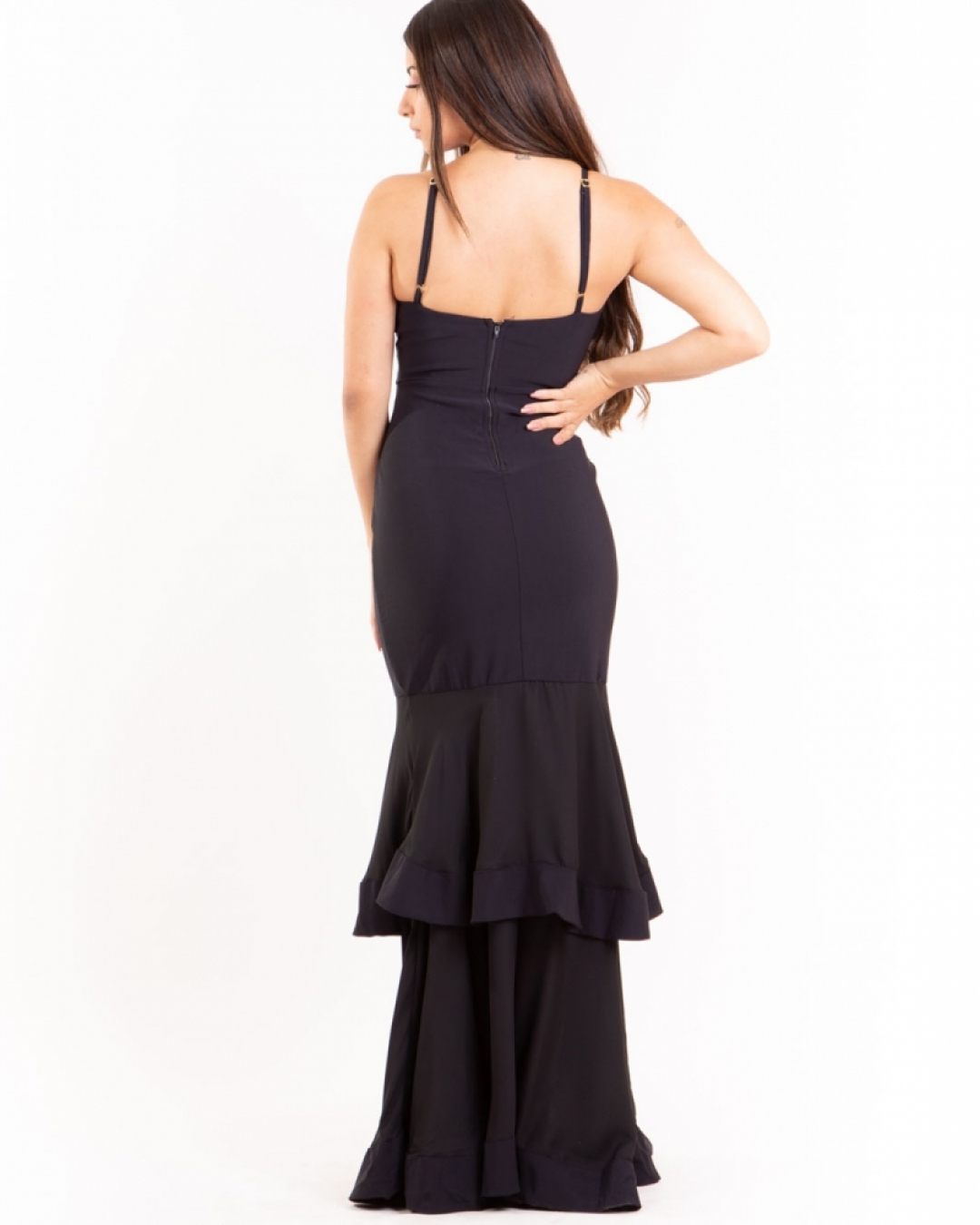 Limone - Dress Limone Fashions Tulle Neckline Black - 10004530