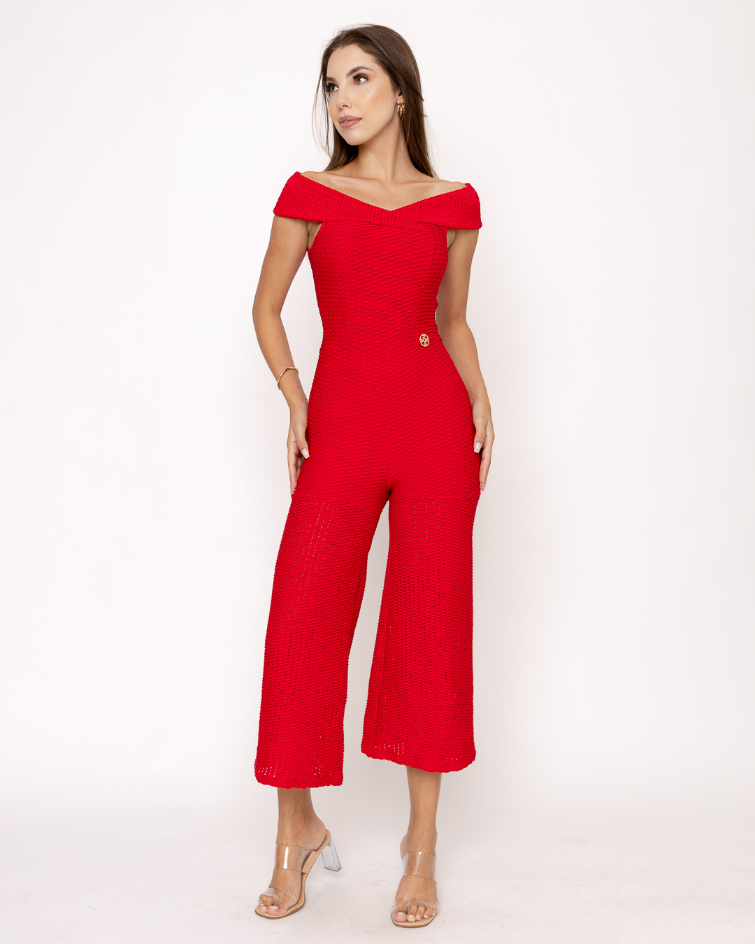 Miss Misses - Jumpsuit Miss Misses shoulder to shoulder Red - 10005848