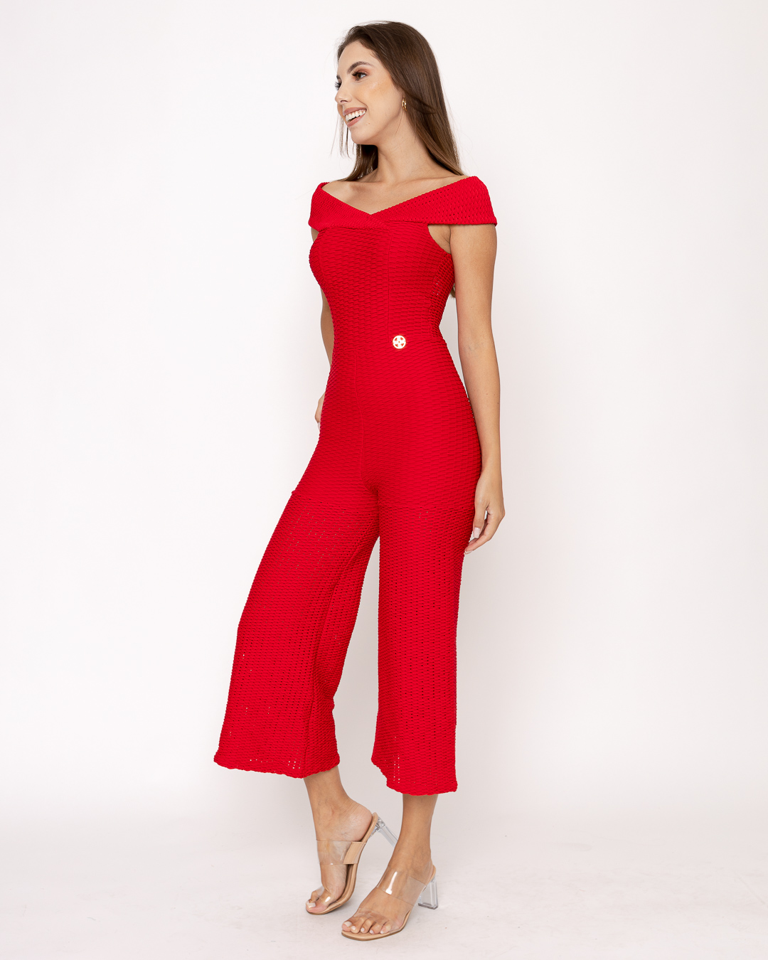 Miss Misses - Jumpsuit Miss Misses shoulder to shoulder Red - 10005848