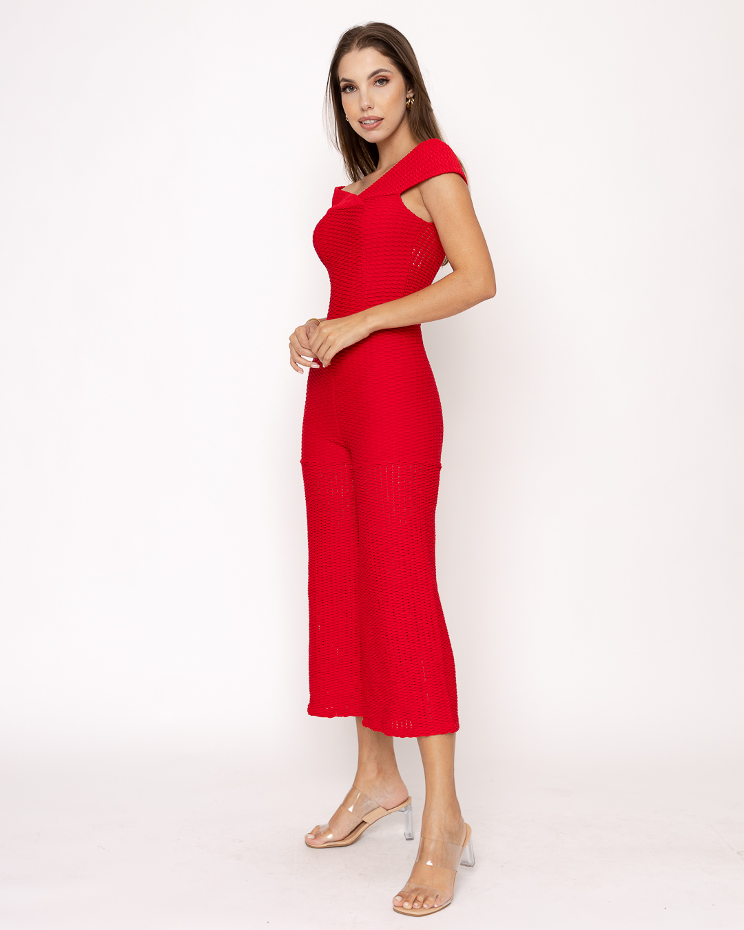 Miss Misses - Jumpsuit Miss Misses shoulder to shoulder Red - 10005848