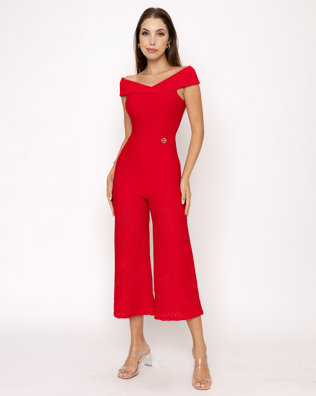 Miss Misses - Jumpsuit Miss Misses shoulder to shoulder Red - 10005848