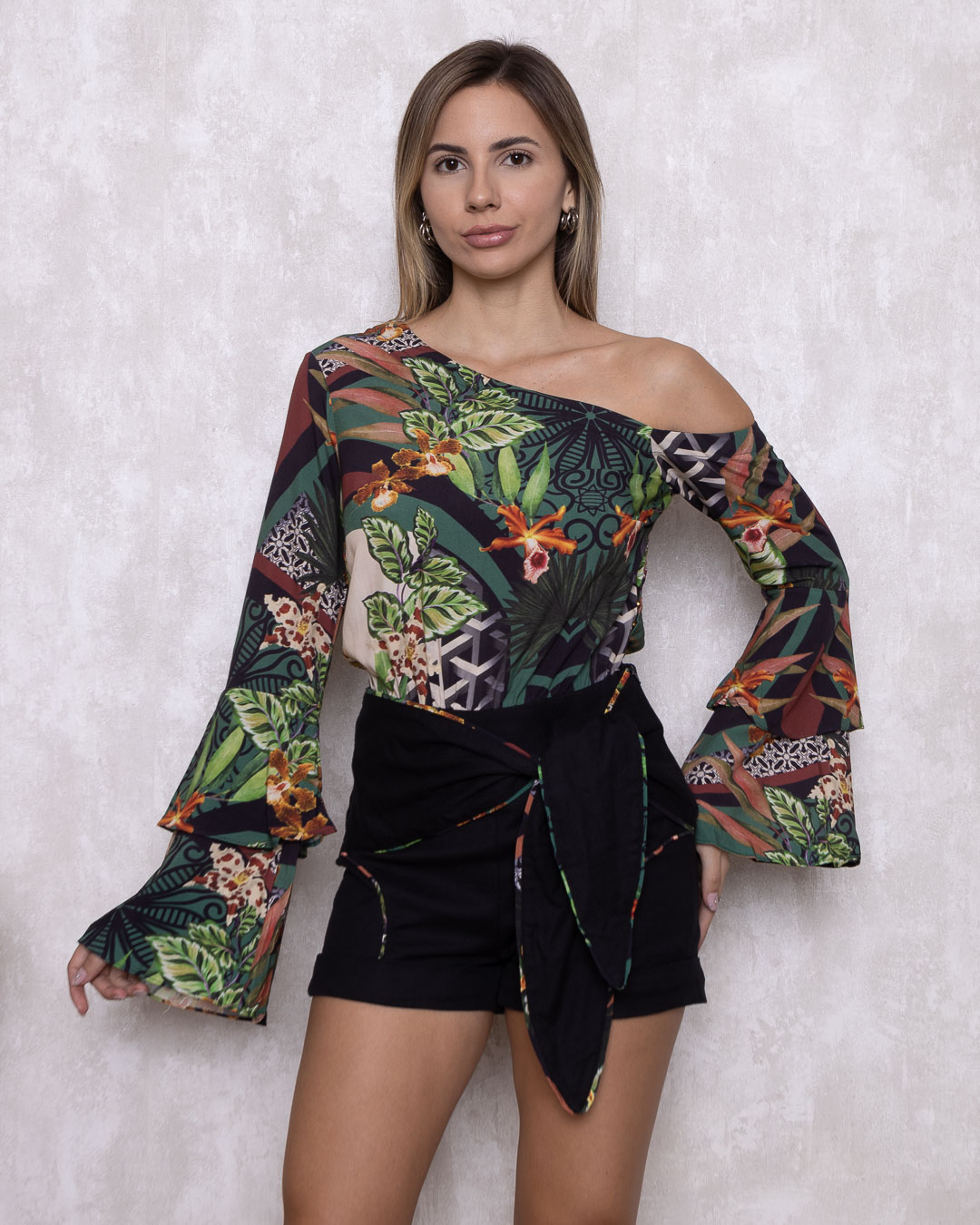 Cashier - Romper Cashier with Black Print Bow 11487 - 10007603