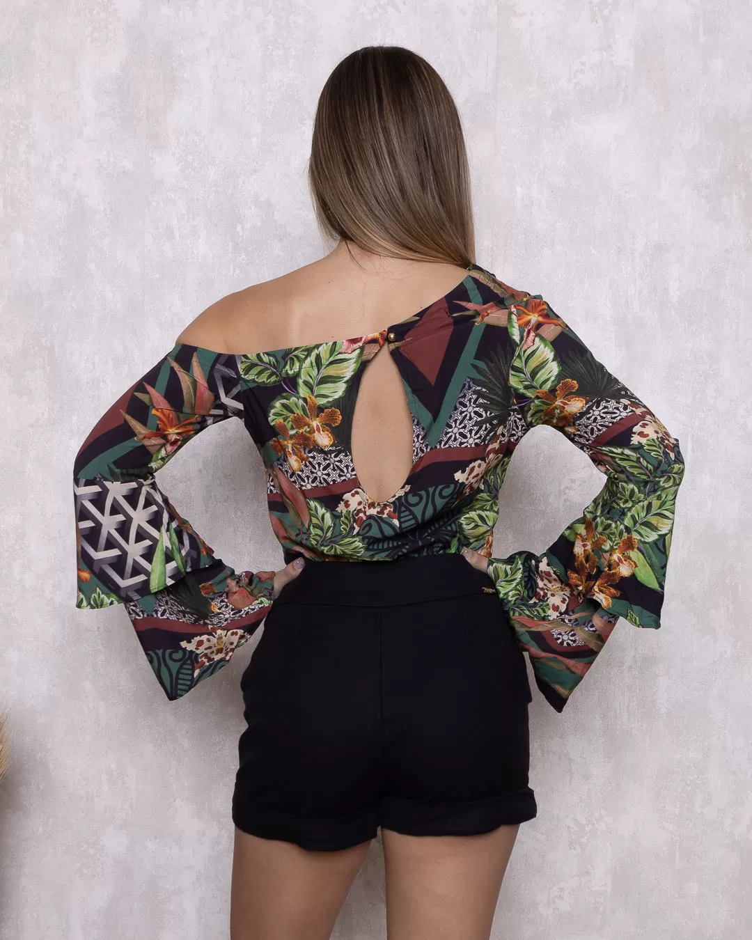 Cashier - Romper Cashier with Black Print Bow 11487 - 10007603 Cashier - Romper Cashier with Black Print Bow 11487 - 10007603