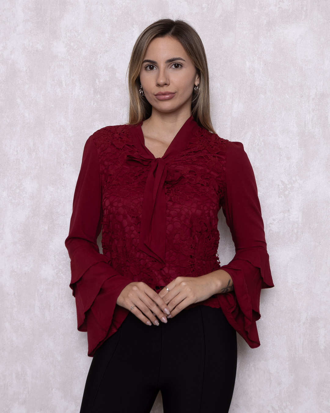 Ave Rara - Rare Bird Shirt with Maple lace - 10007557