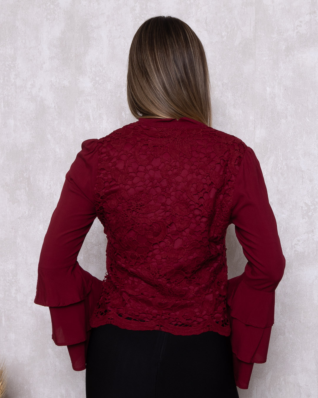 Ave Rara - Rare Bird Shirt with Maple lace - 10007557