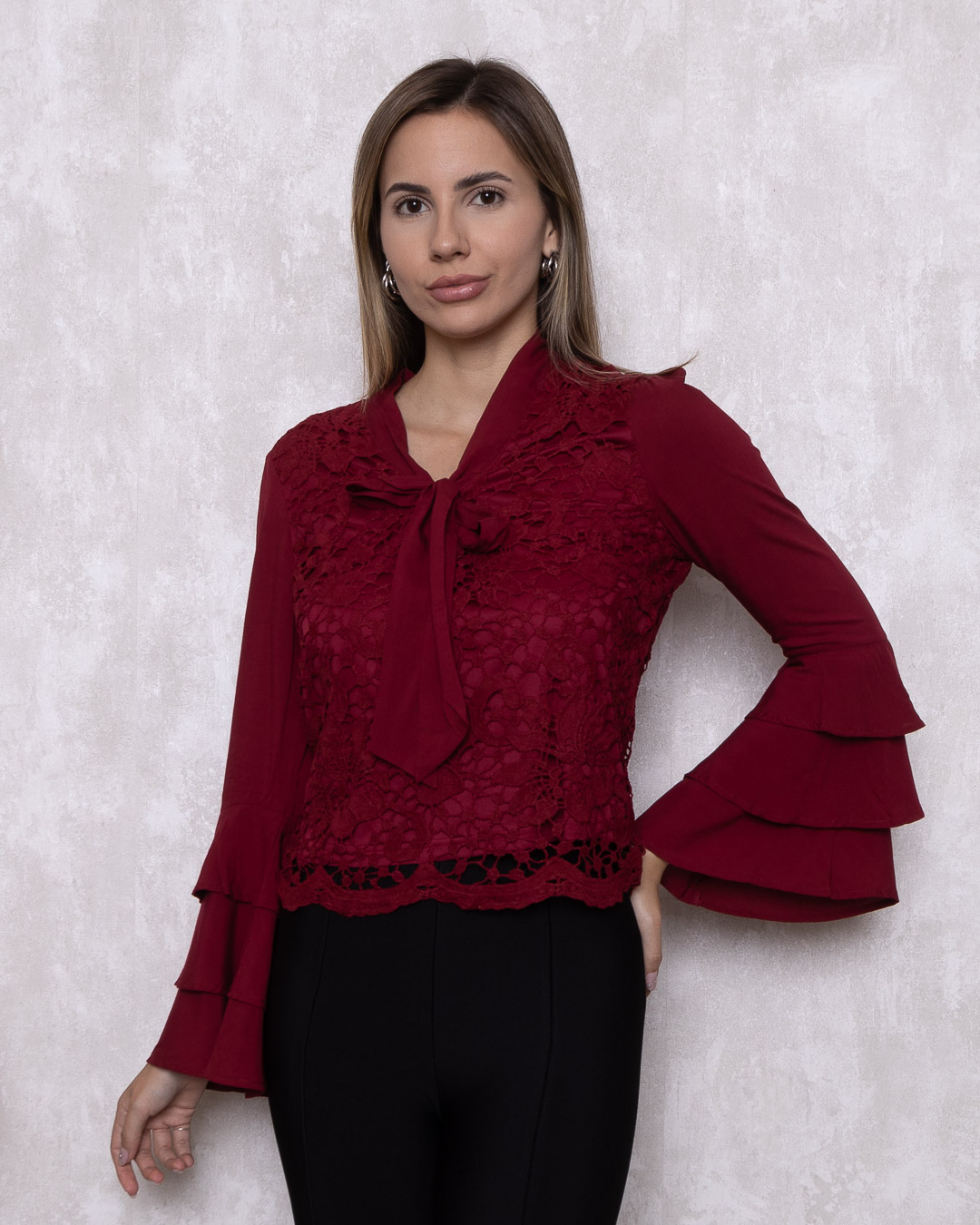 Ave Rara - Rare Bird Shirt with Maple lace - 10007557