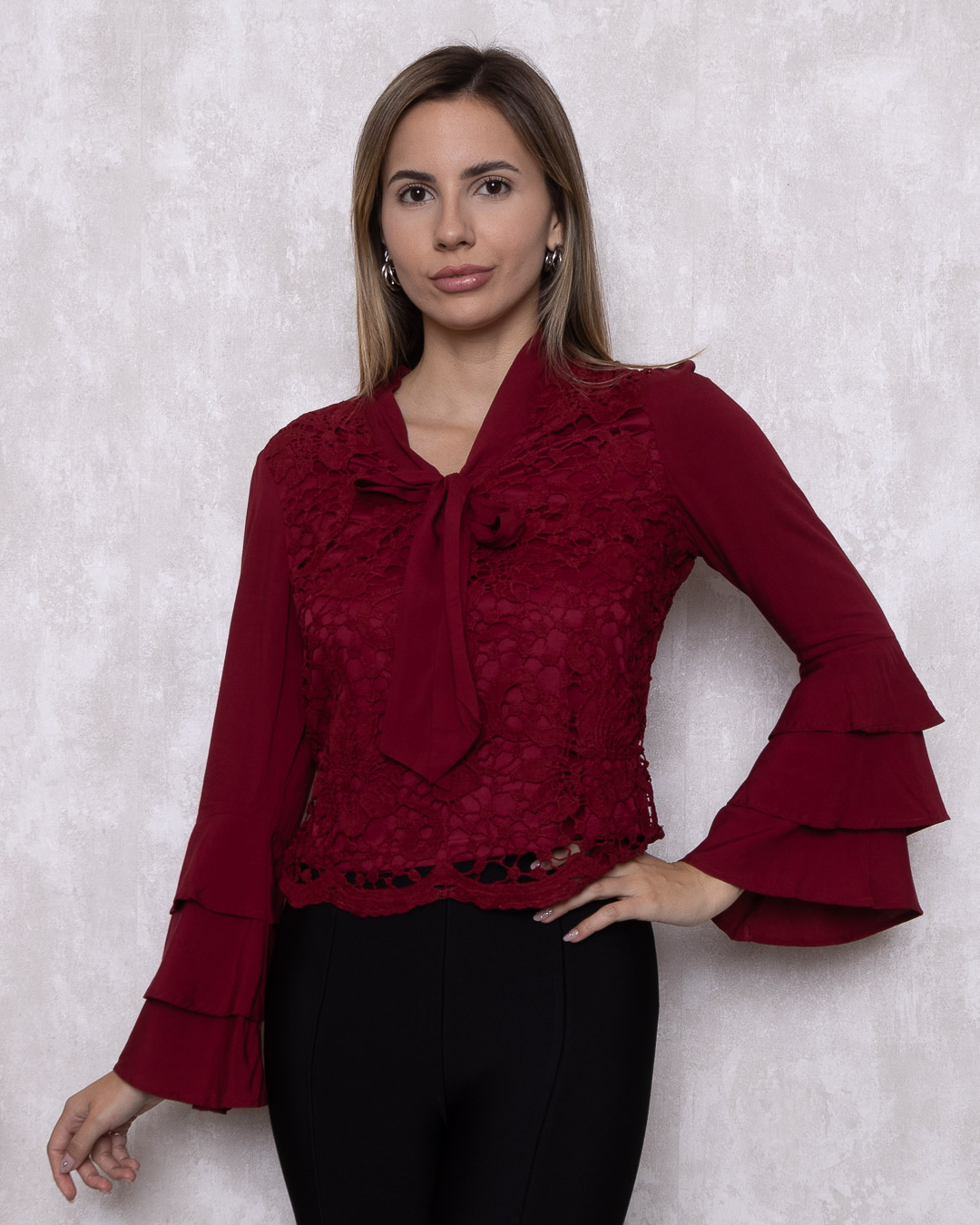 Ave Rara - Rare Bird Shirt with Maple lace - 10007557