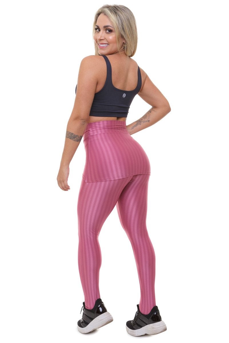 Garotafit - Calça Saia Alasca Rosa Matte - FUS293DM