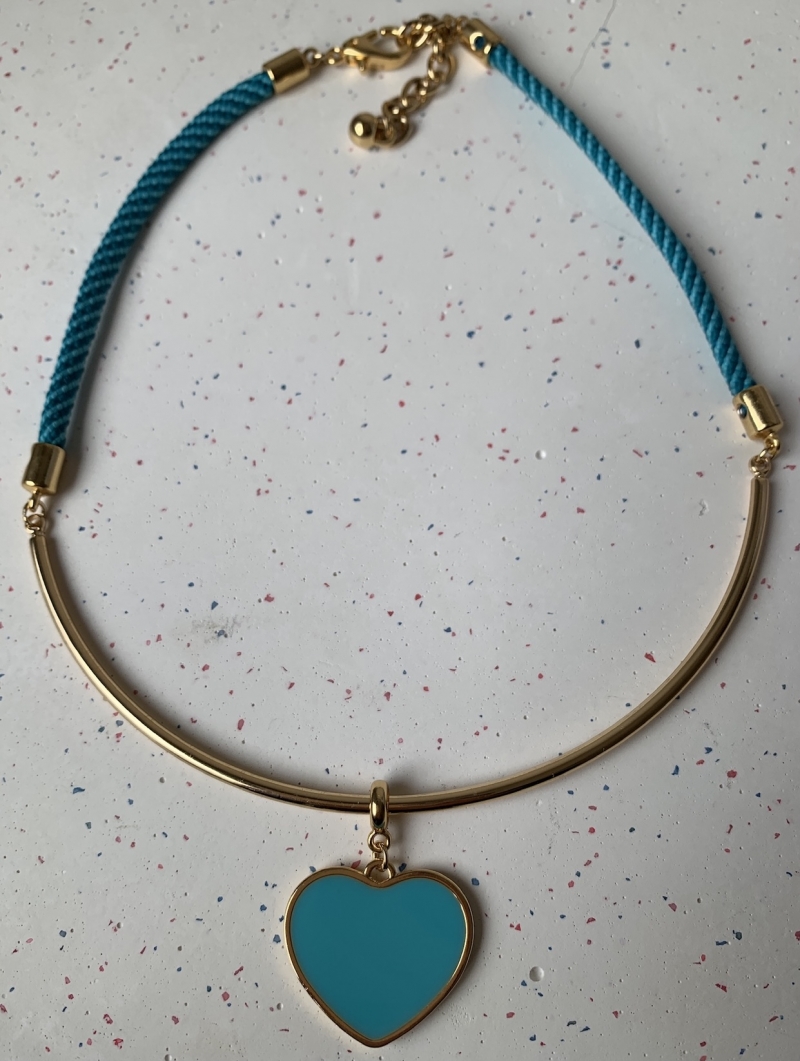 Mikabe - Blue Cord Necklace - MK646