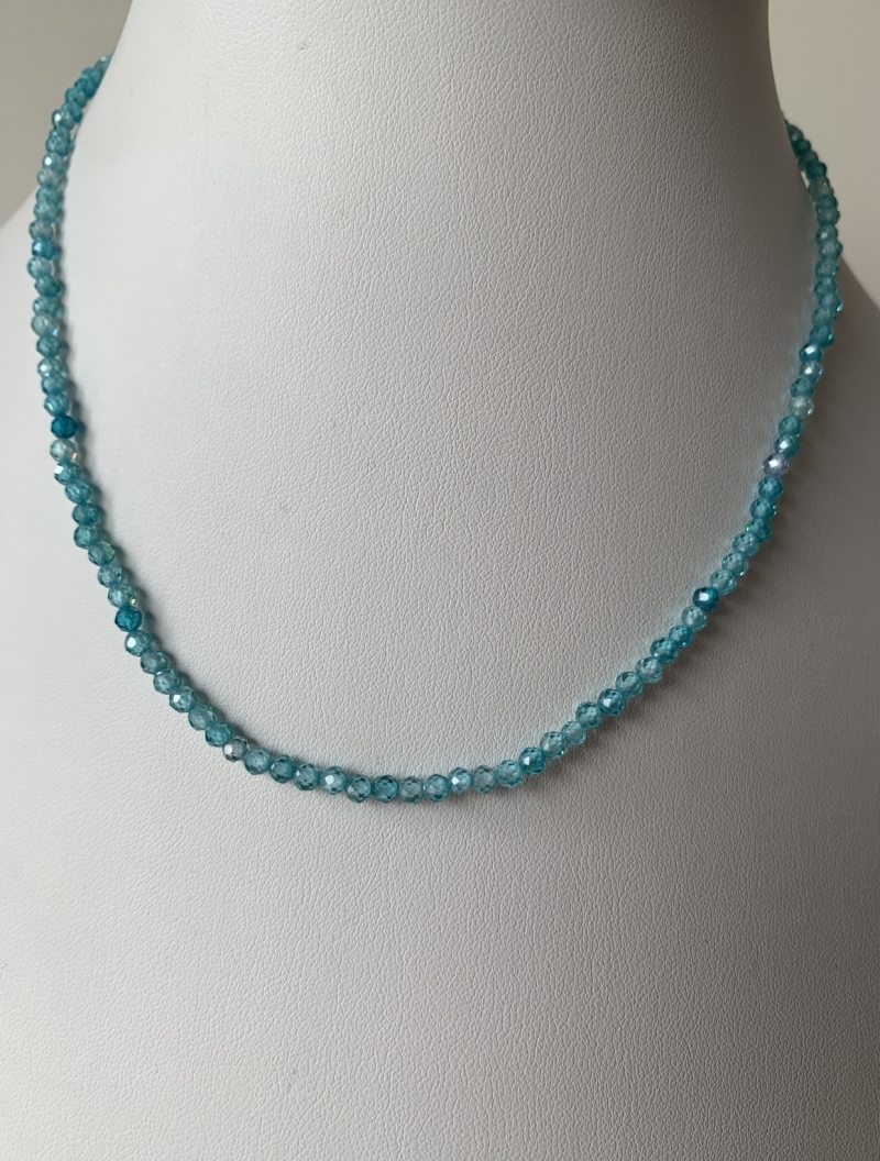 Mikabe - Blue Zirconia Necklace - MK680