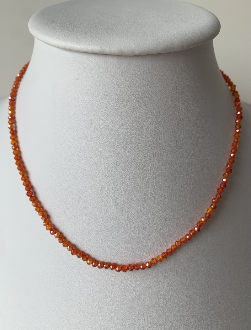 Mikabe - Necklace Zirconia Orange - MK681