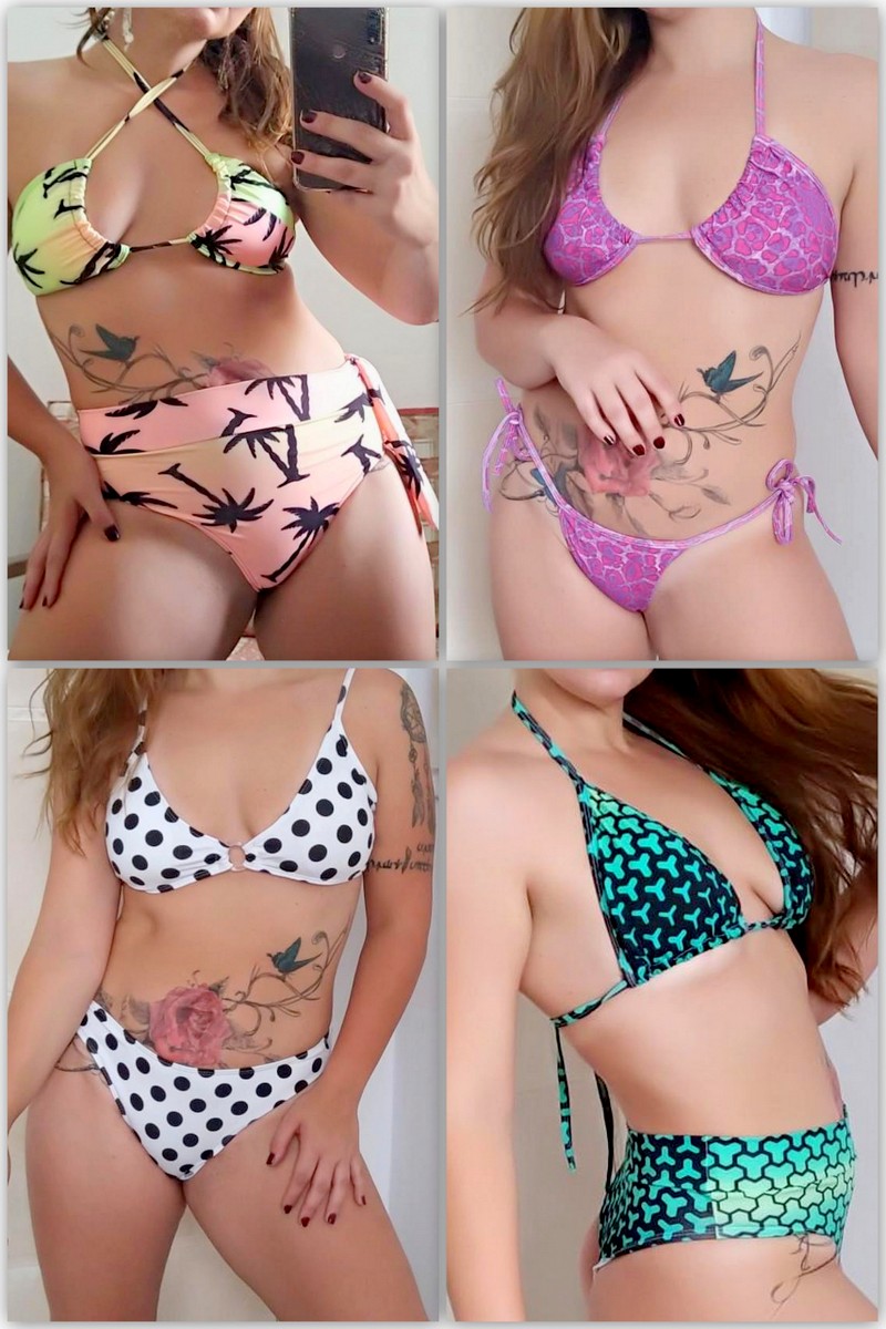 AS8 - Kit 6 Printed Bikinis - biq001