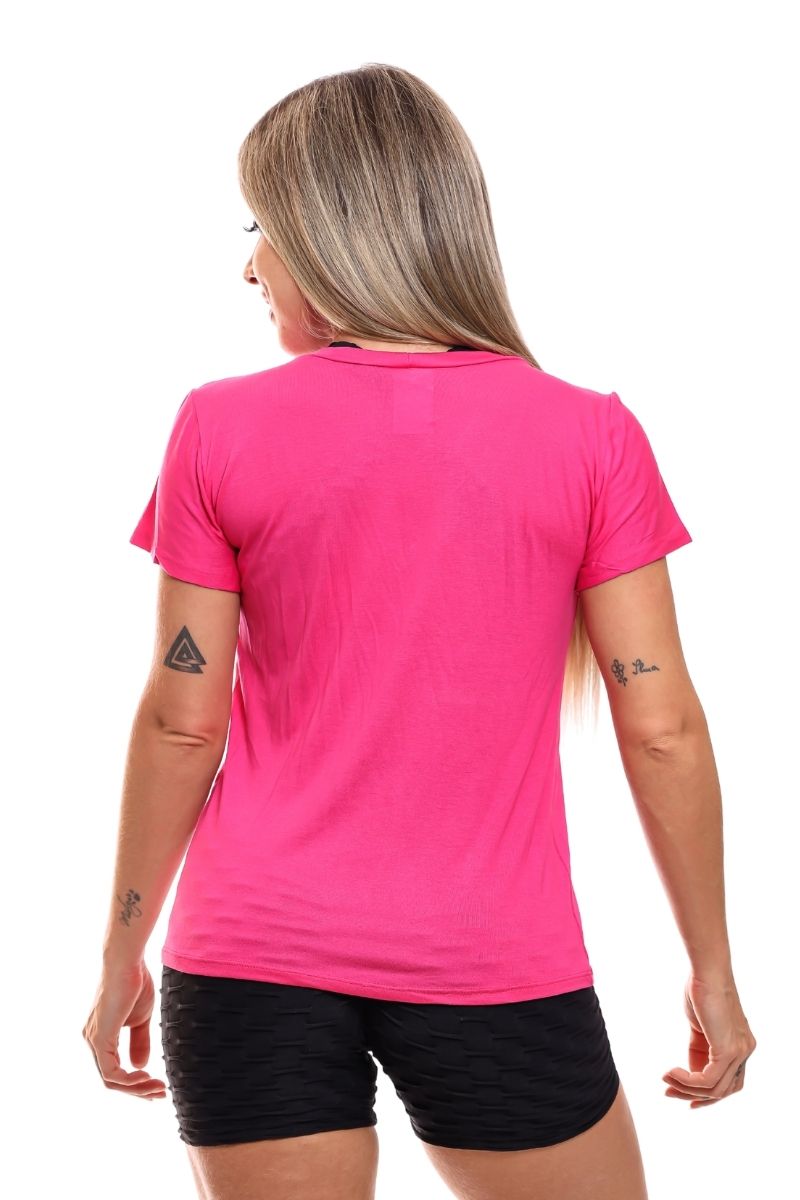 Garotafit - Blusa Frisia Pink - BL184D