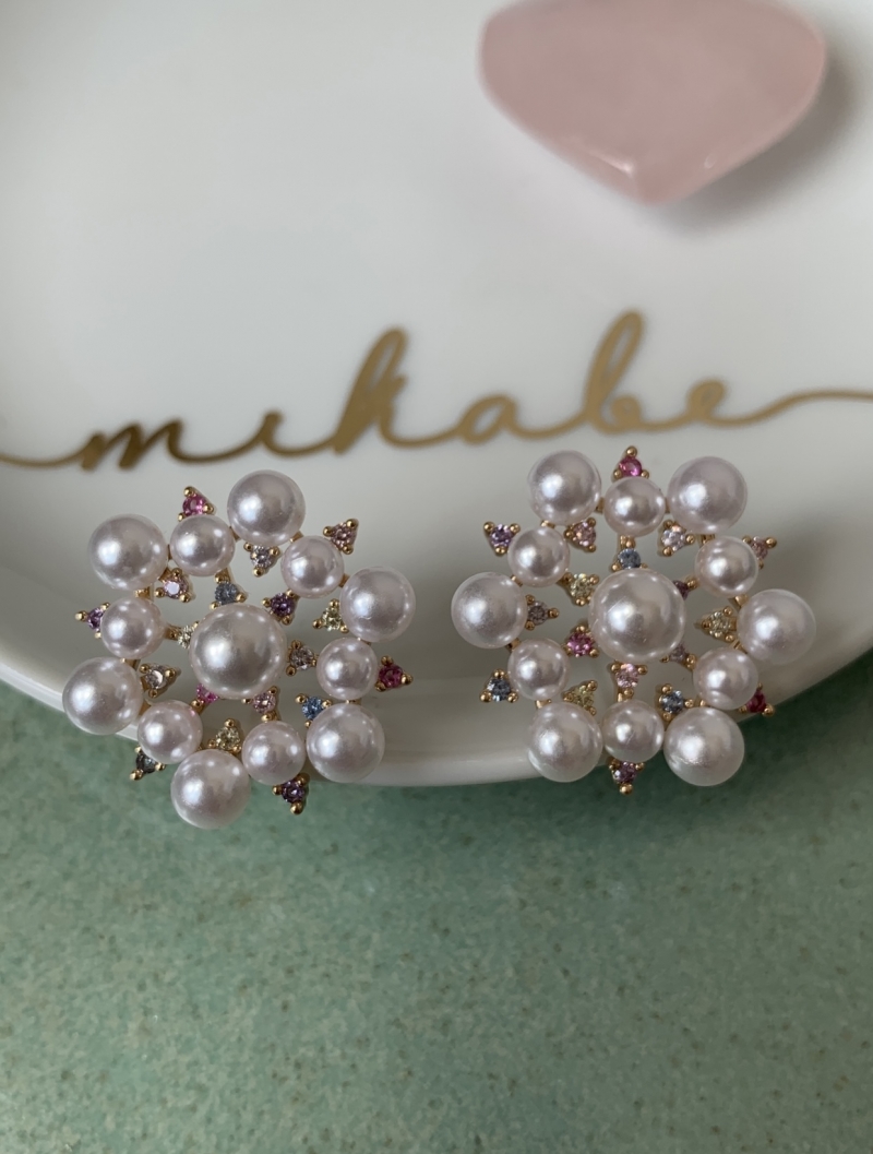 Mikabe - Earring Mandala Pearls - MK725