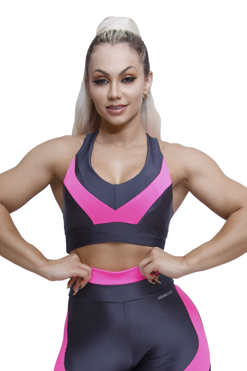 Elastic Power Trincks - Top Bicolor Elastic Pink/ Gray - tr-010319