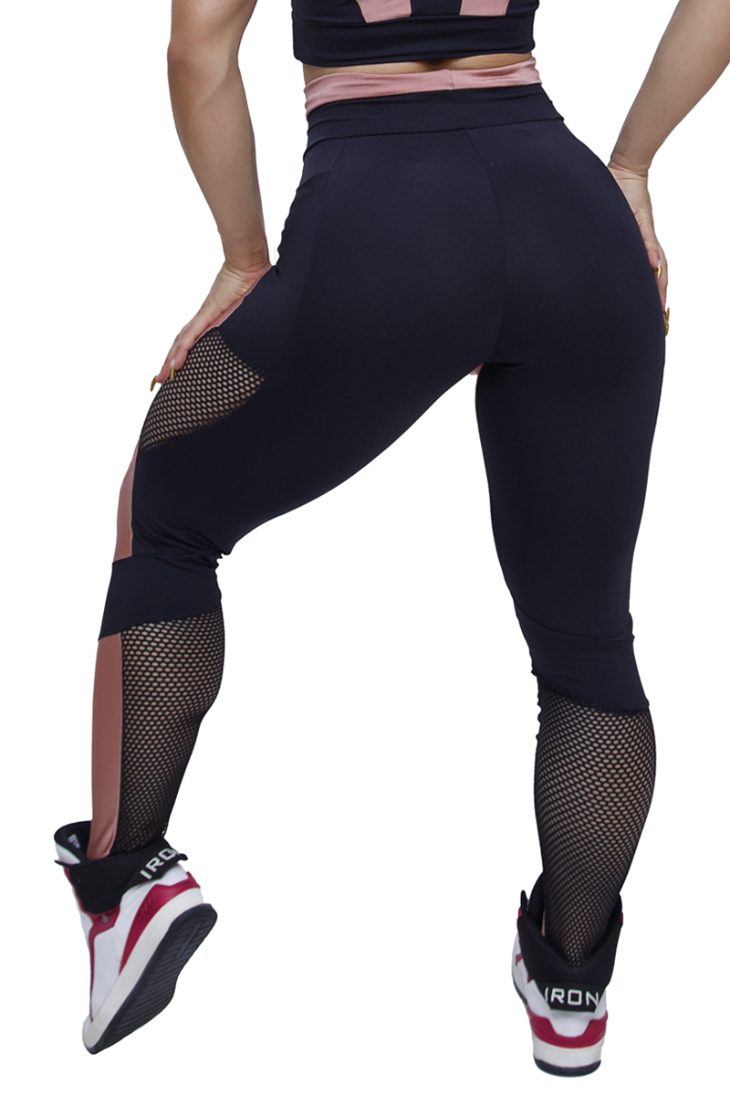 Elastic Power Trincks - Legging Power Train Rose - cl-011639