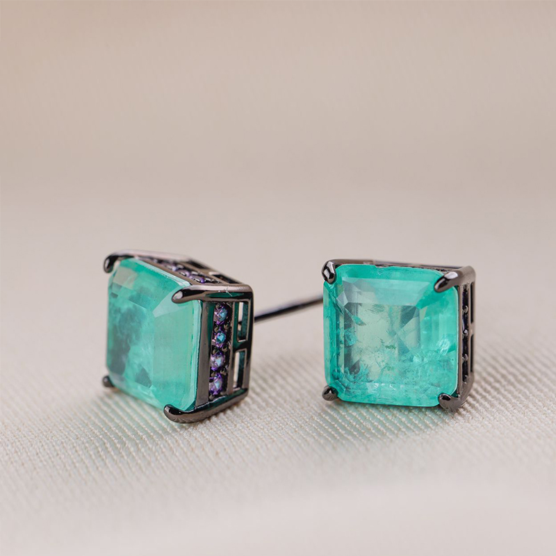 Ara Valentim - Colombian Square Earring - AV817312