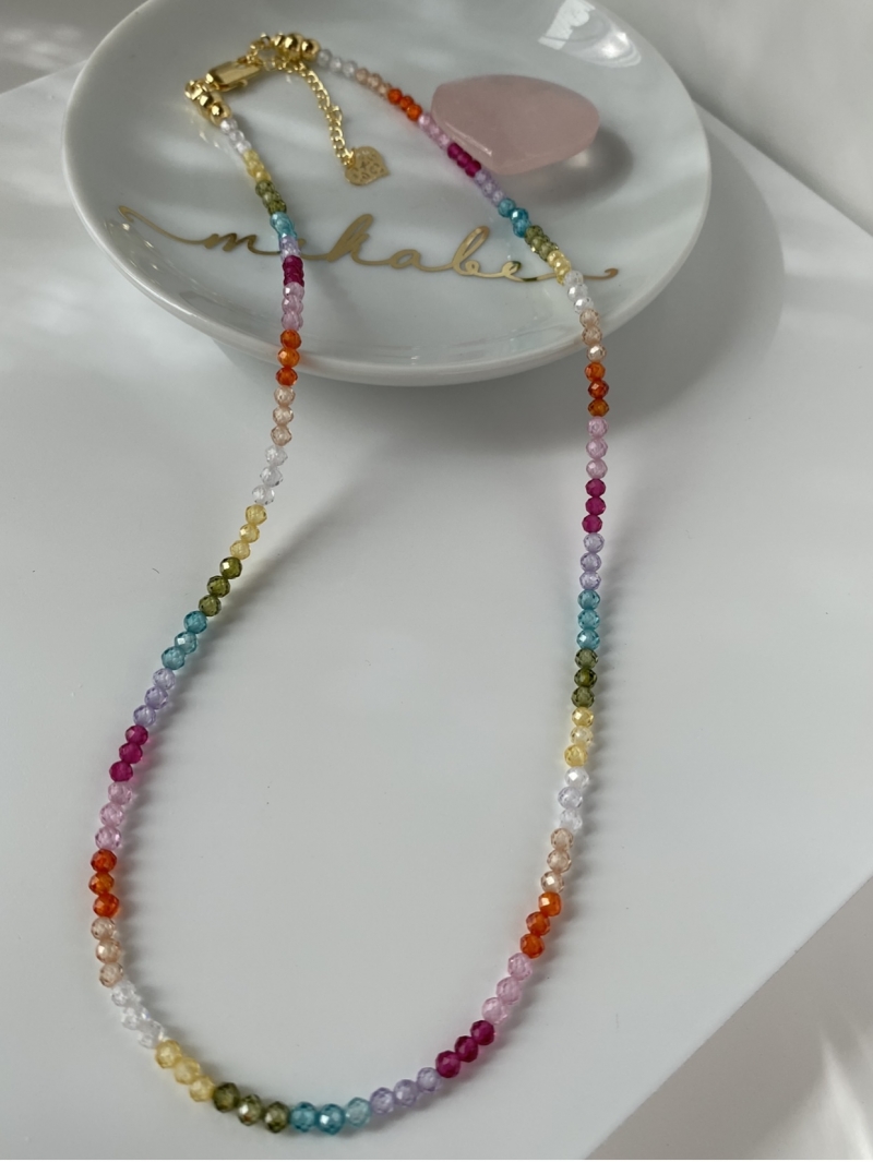 Mikabe - Colar Rainbow Zirconia - MK845