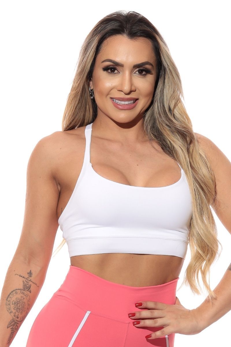 Garotafit - White Arizona top - TOB70B