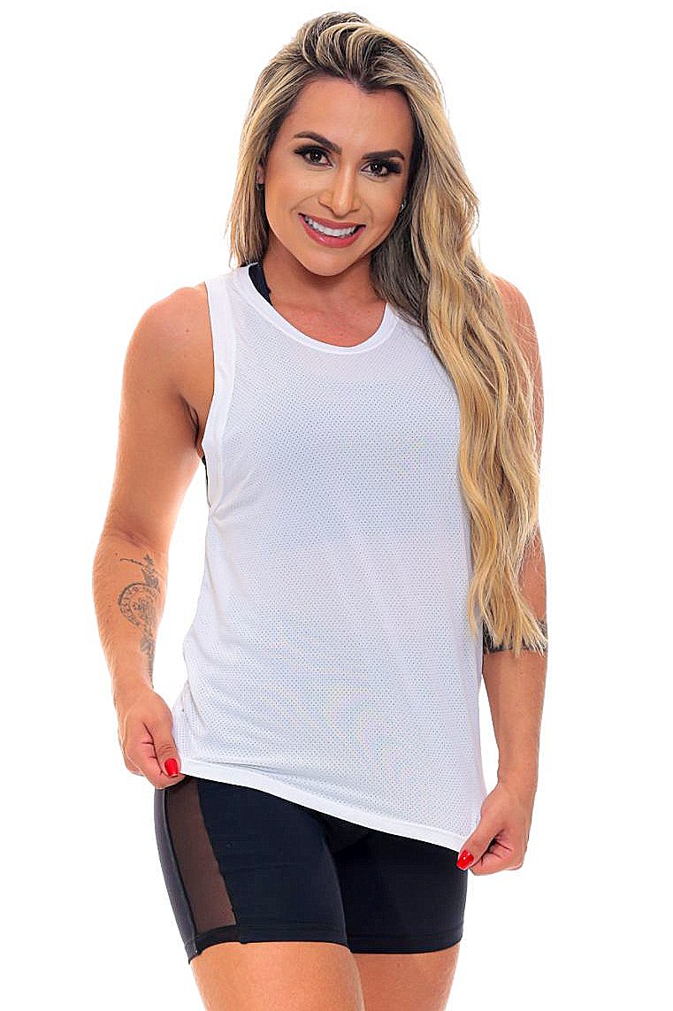 Garotafit - Tank Shirt Seville White - BL190B