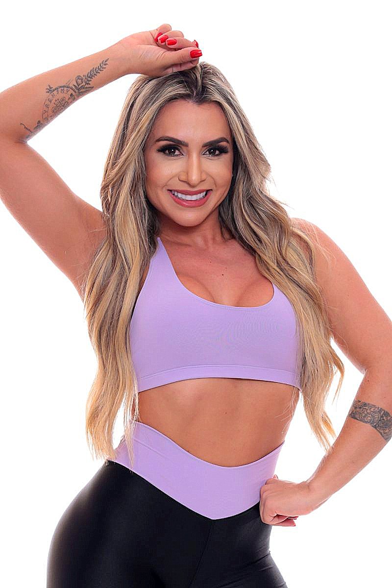 Garotafit - Top Monaco Lilac - TOB72PL