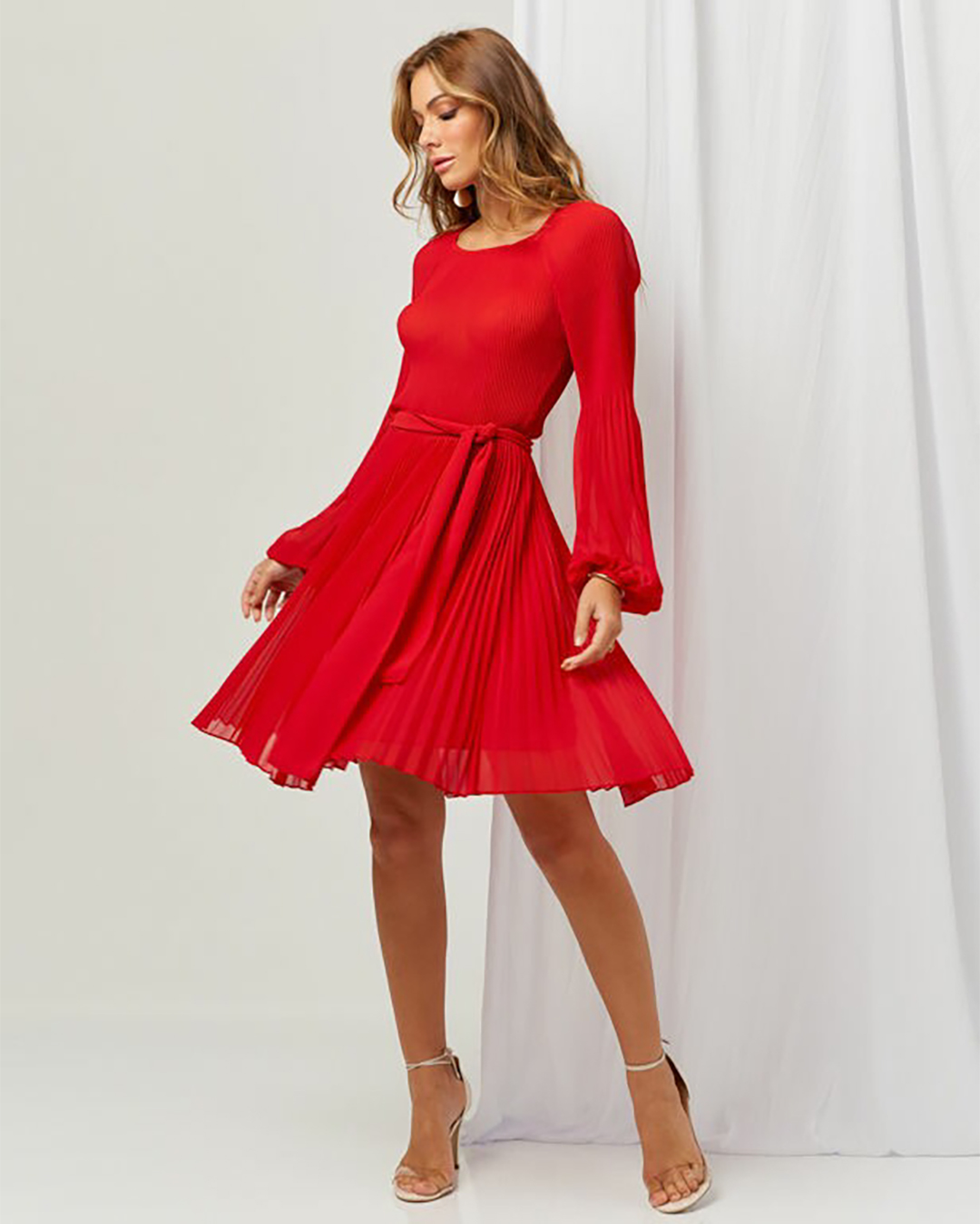 Innocence - Dress Innocence Workout Wheeldo Red Pleated - 50817VERM