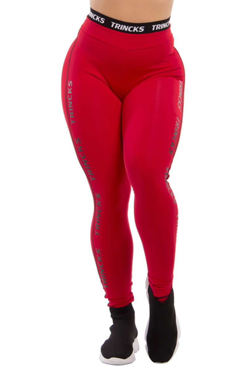 Elastic Power Trincks - Elastic Red Leggings - cl-010637