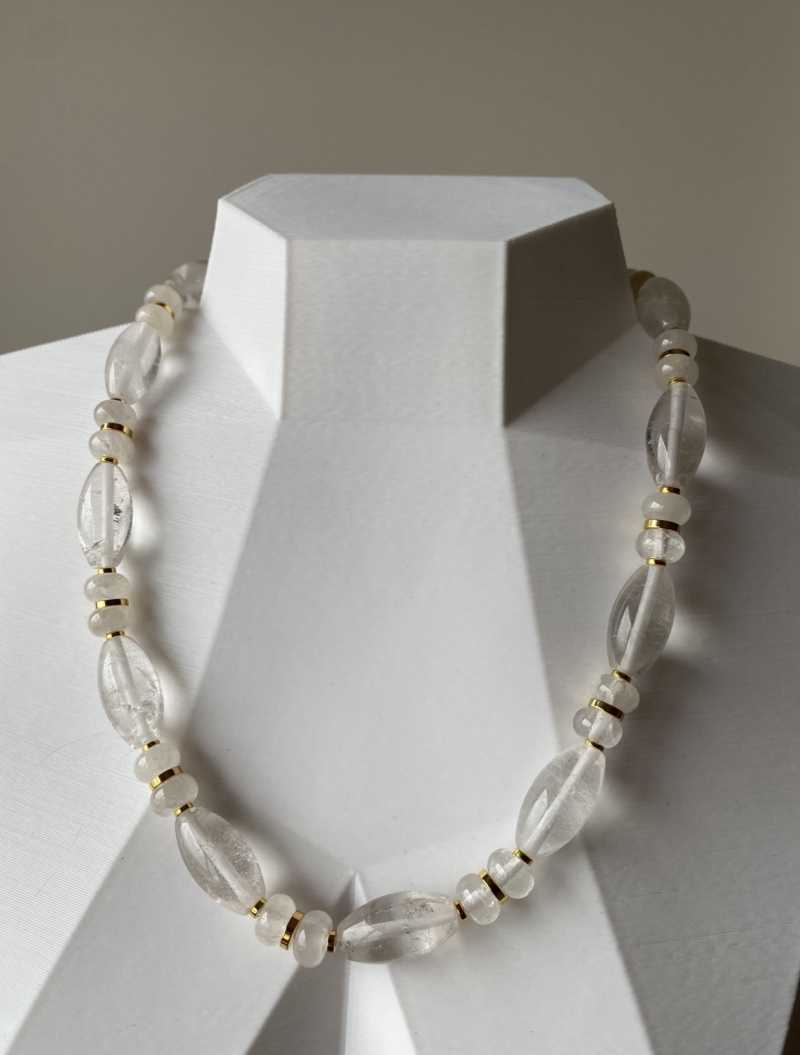 Mikabe - Crystal Quartz Necklace - MK946