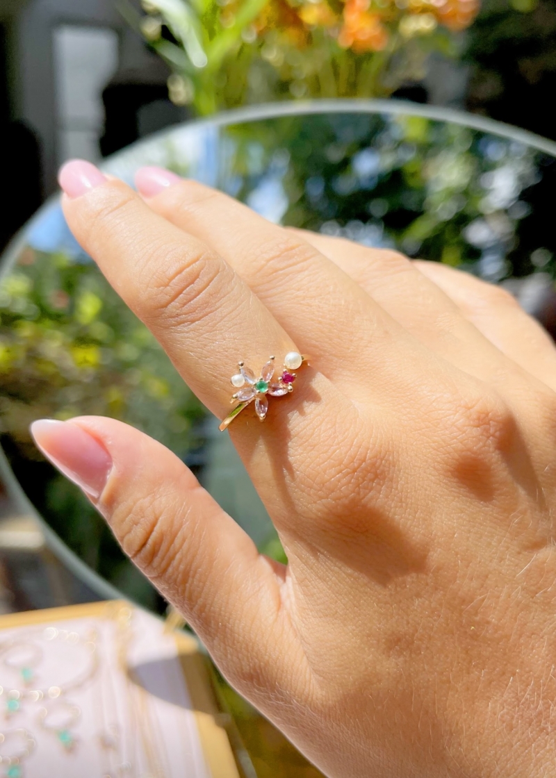 Mikabe - Flower Garden Ring - MK958