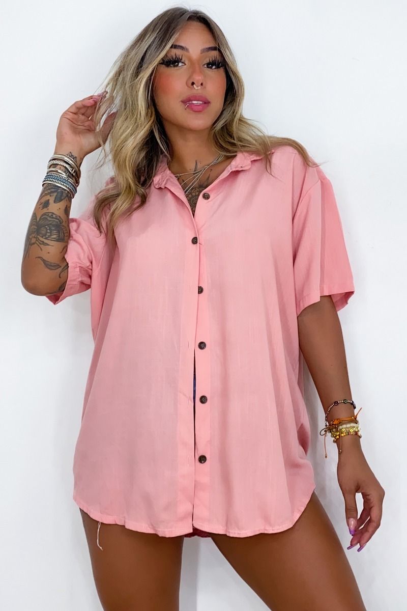 AS8 - Camisa Viscolinho Unissex Lisa - TM001