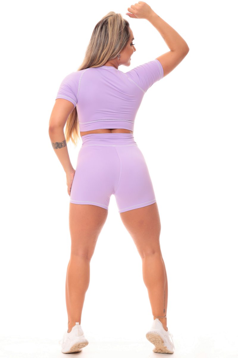 Garotafit - Fitness Set Top and Pants Atacama Lilac - SCJ42PL