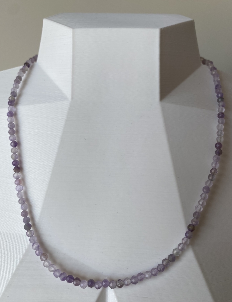 Mikabe - Faceted Amethyst Necklace - MK981