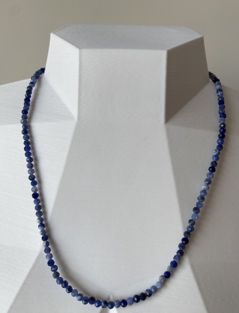 Mikabe - Faceted Sodalite Necklace - MK986