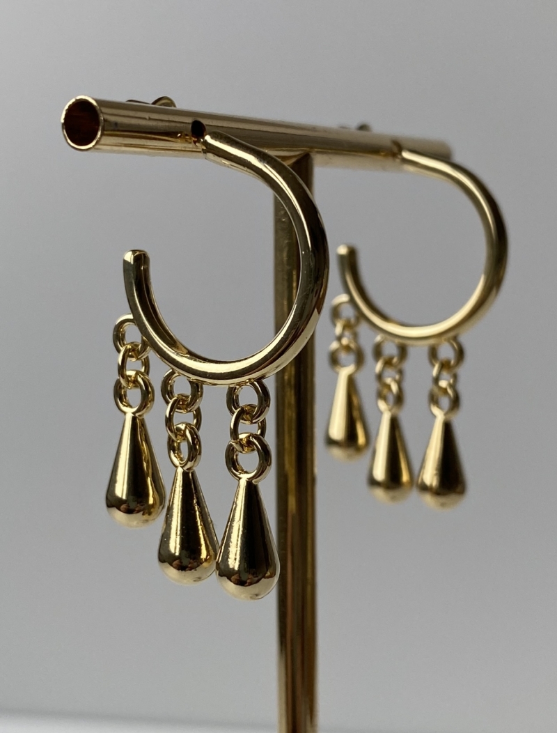 Mikabe - Droplets Earring Hoop - MK1044