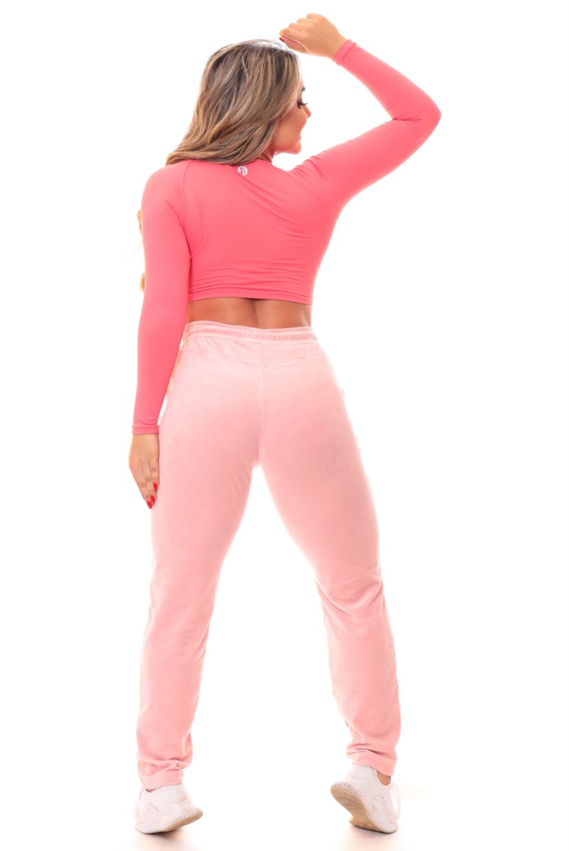 Garotafit - Pink Poetry Pants - FUS320D