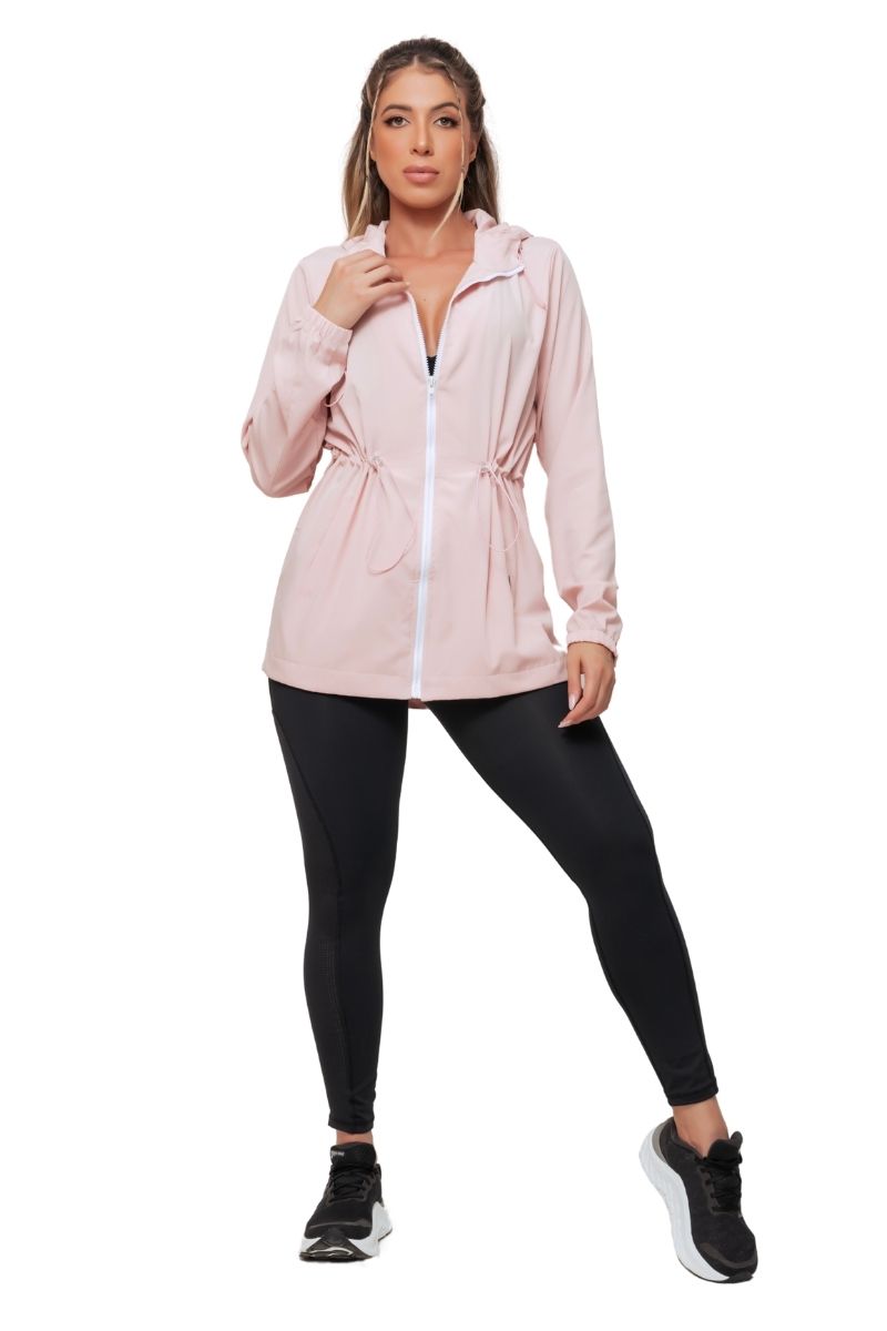 Garotafit - Jaqueta Parka ágata Rosa - JCT17DB