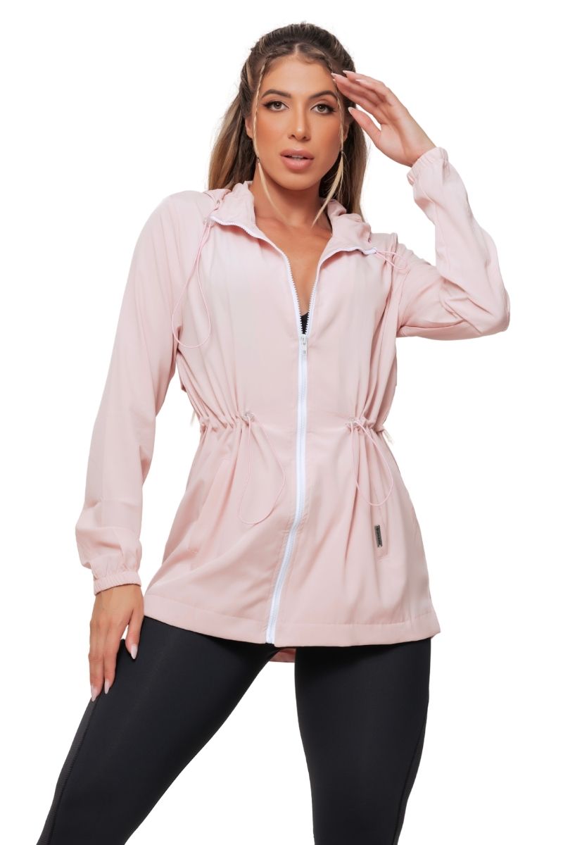 Garotafit - Jaqueta Parka ágata Rosa - JCT17DB