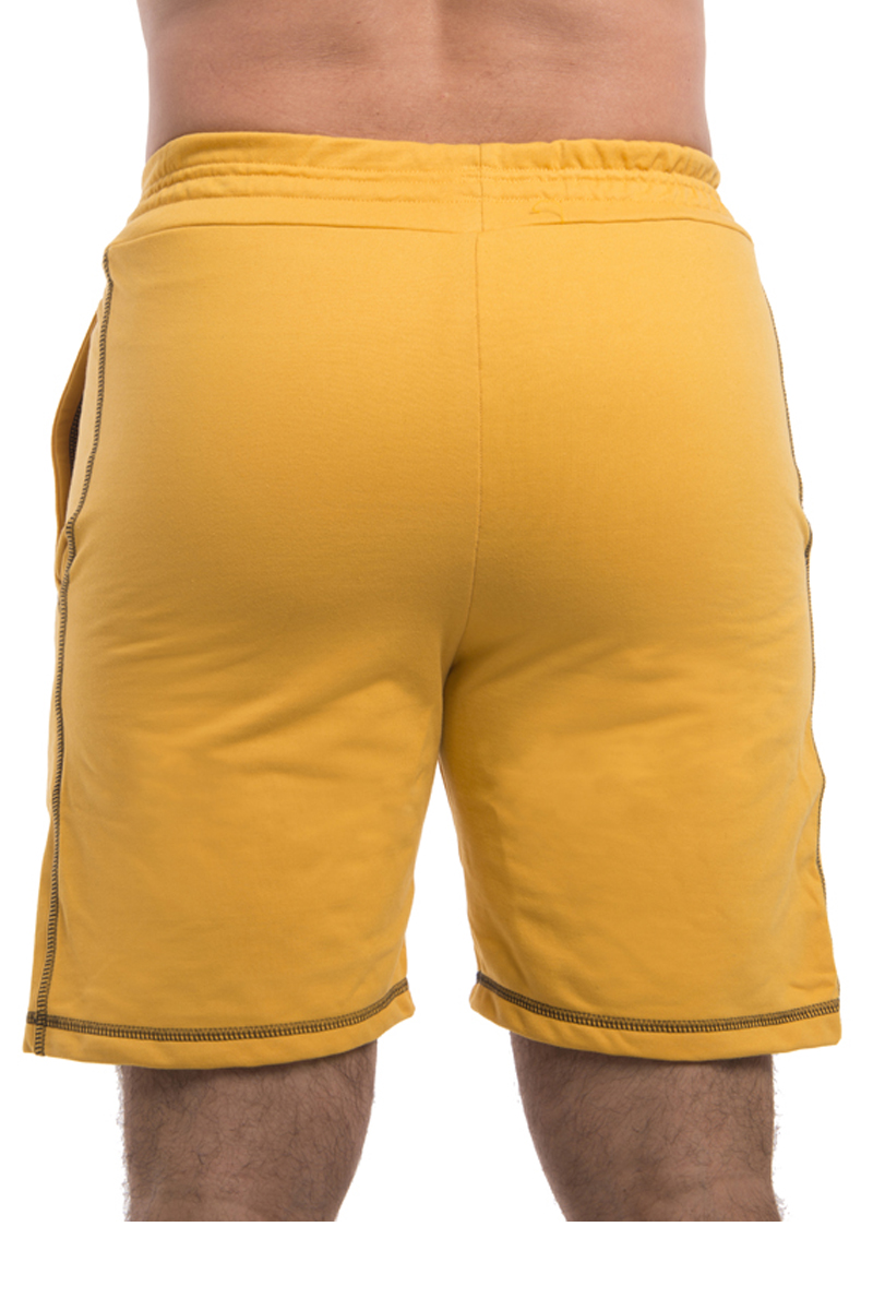 Elastic Power Trincks - Men's Fleece Mustard Shorts - be-010224