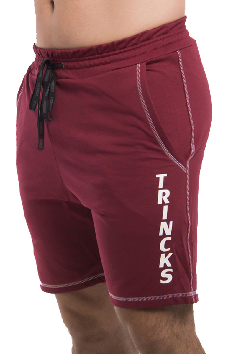 Elastic Power Trincks - Men's Fleece Shorts Burgundy - be-010210