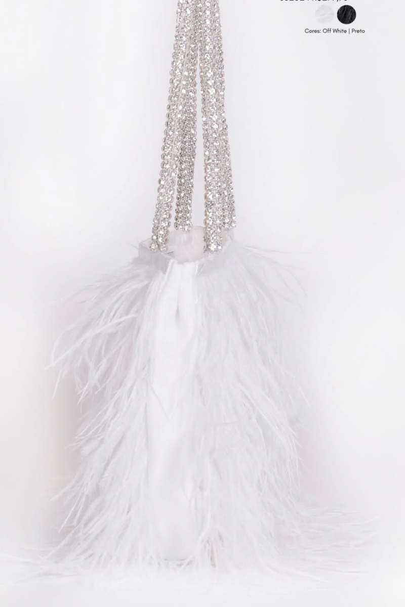 Morina - Feather Hand Bag - 38252