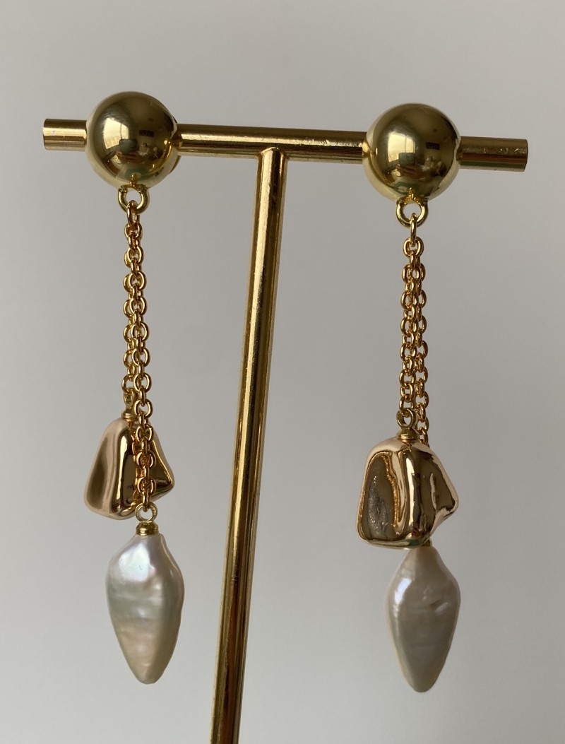 Mikabe - Pearl Earring Chain - MK1131