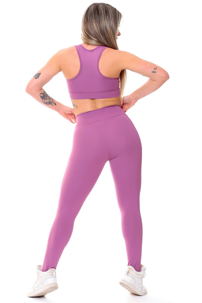 Garotafit - Conjunto Brunei Rosa - FCS221D