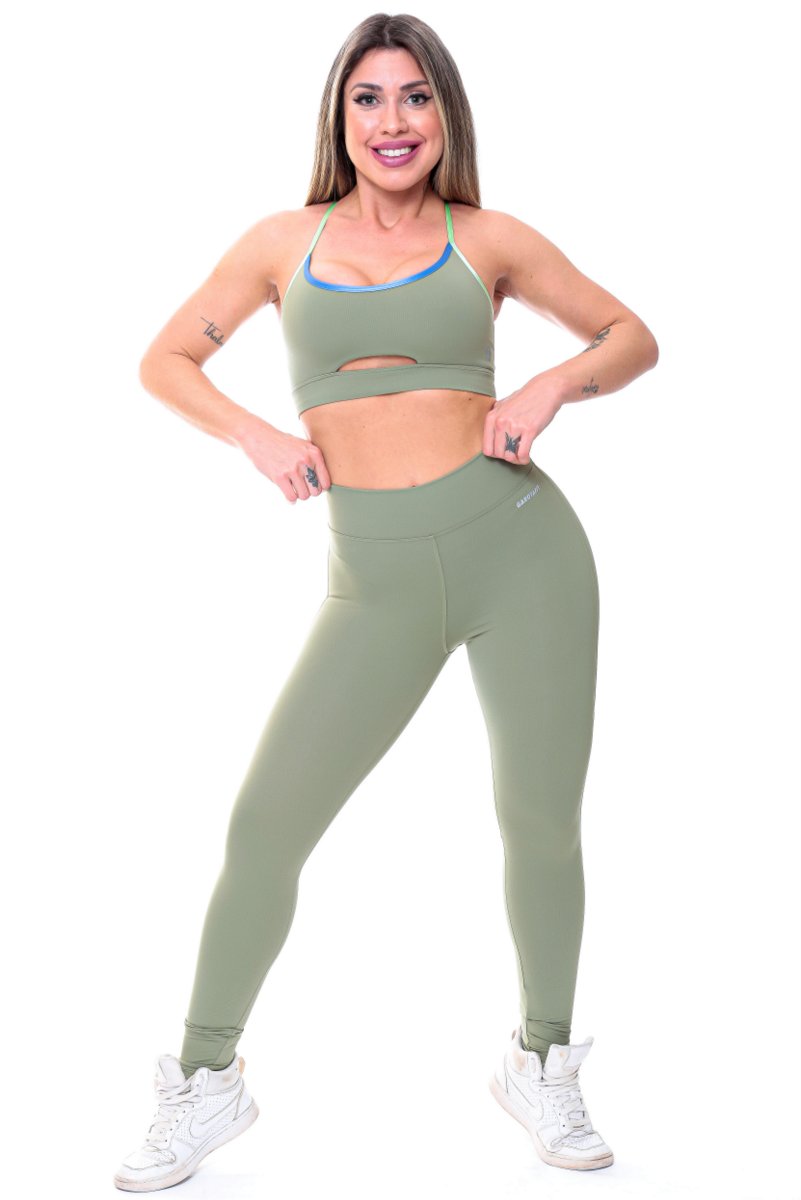 Garotafit - Conjunto Juba Verde - FCS217HO