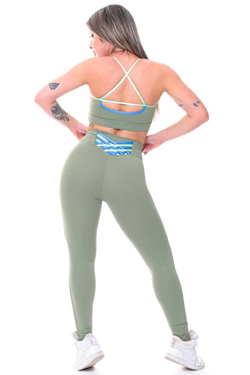 Garotafit - Conjunto Juba Verde - FCS217HO