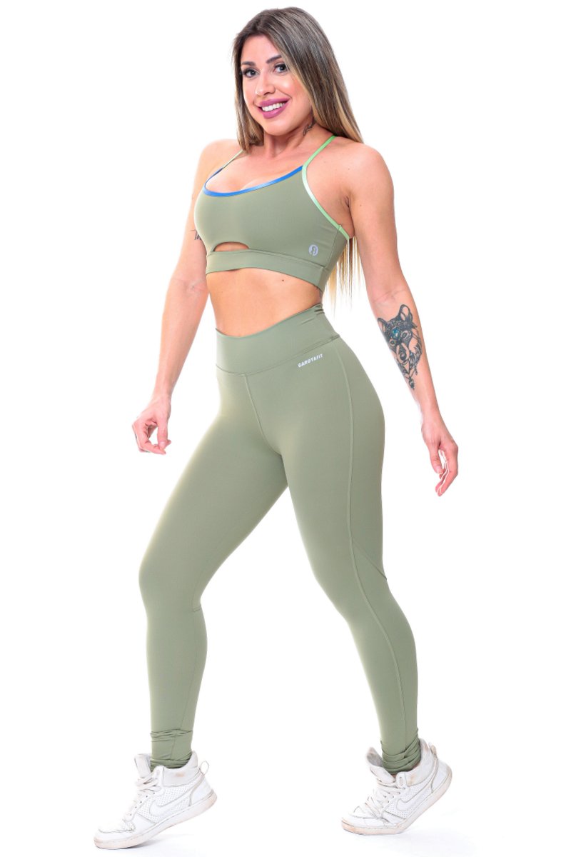 Garotafit - Conjunto Juba Verde - FCS217HO