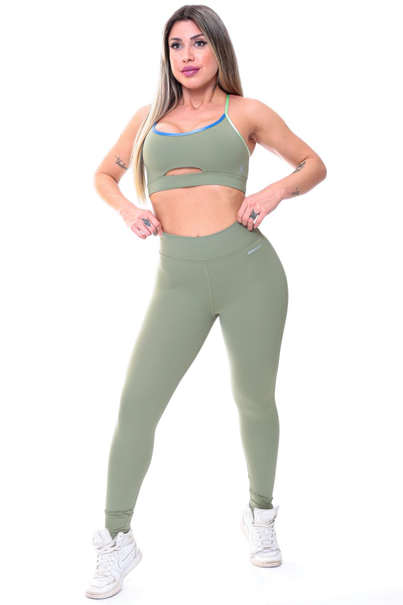 Garotafit - Conjunto Juba Verde - FCS217HO