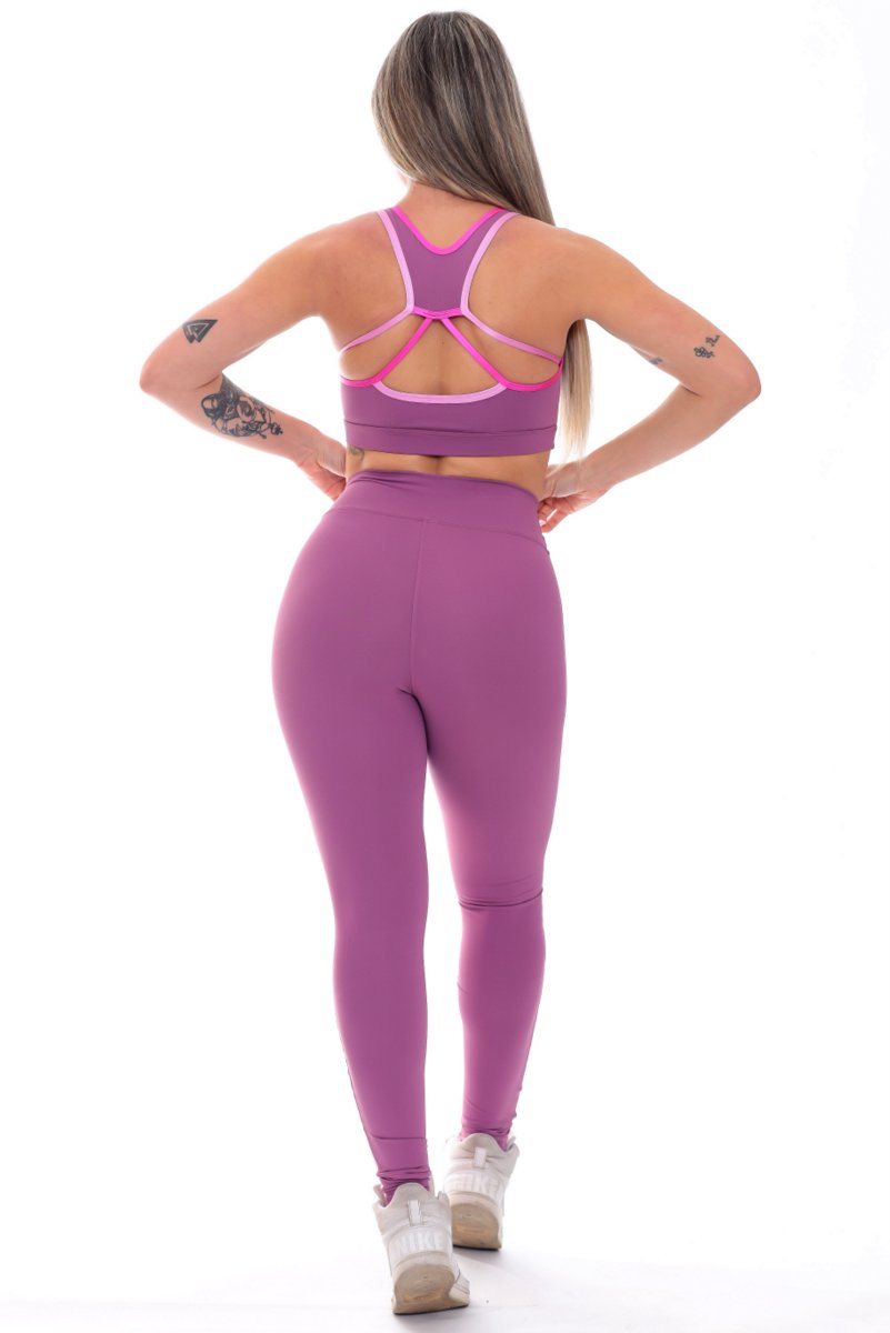 Garotafit - Conjunto Pequim Rosa - FCS227D