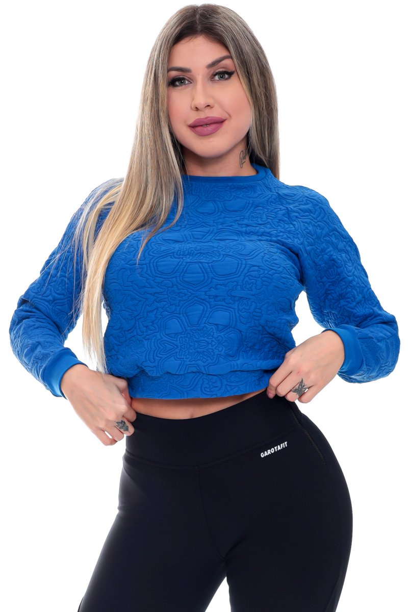 Garotafit - Blusa Topázio Azul - BL199LB