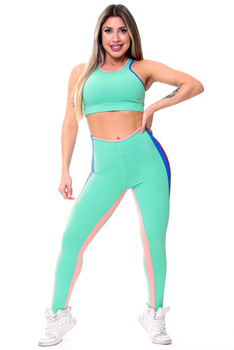 Garotafit - Conjunto Georgetown Verde - FCS234HC