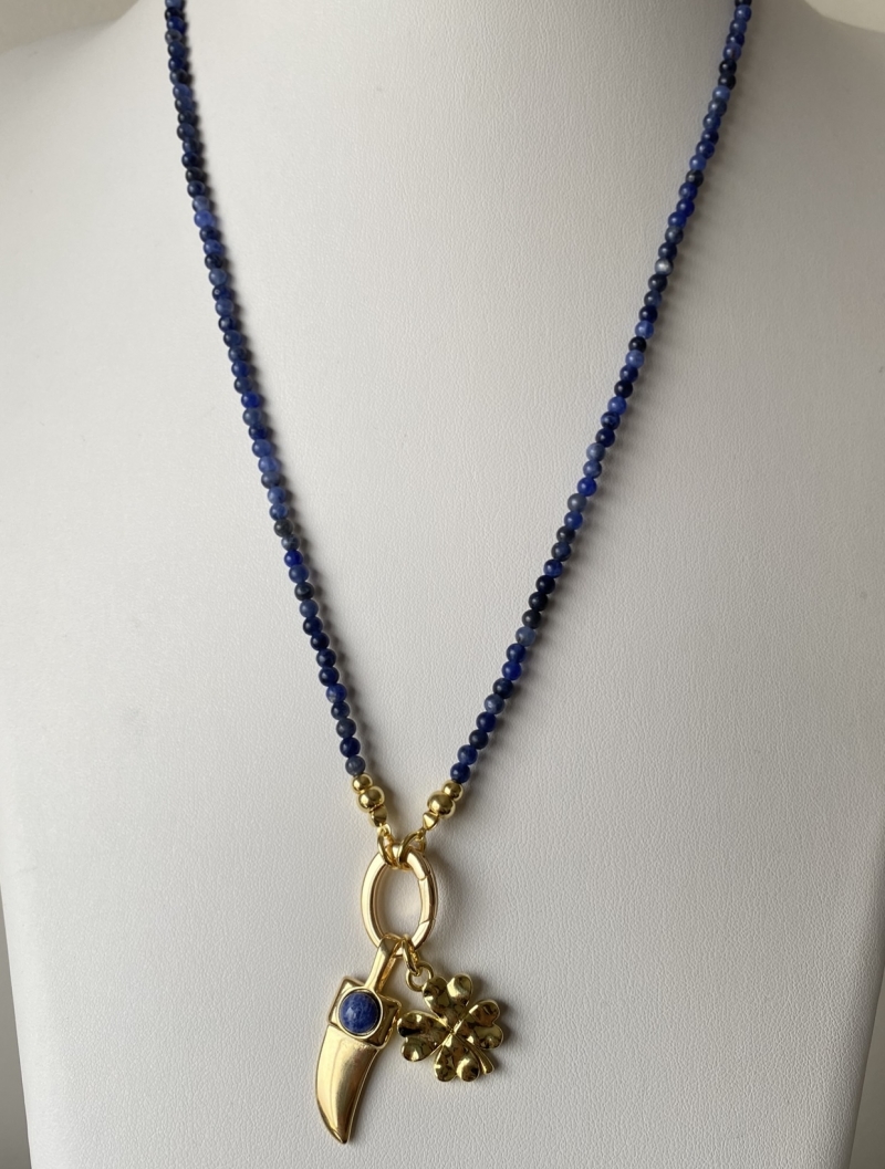 Mikabe - Necklace Good Luck Sodalite - M1189